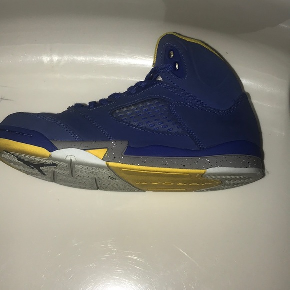 Boys Laney size 3 Y blue/yellow - Picture 7 of 9